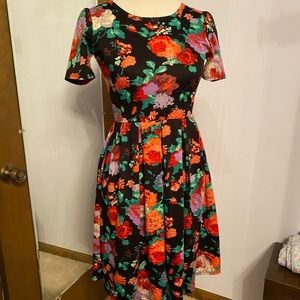 Floral a line dress